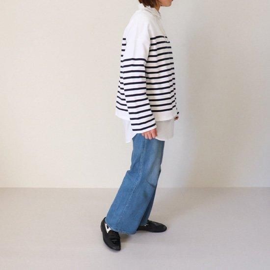 ラッセルフレンチセーラードロップショルダーTシャツ【ORCIVAL】