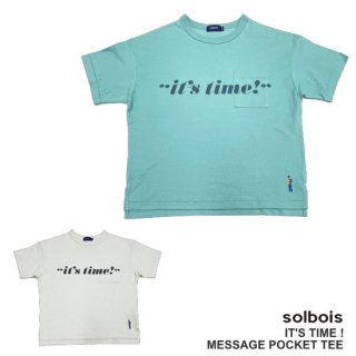 【PRICE DOWN 50％OFF】KIDS ポケットTEE 130.140cm【solbois】