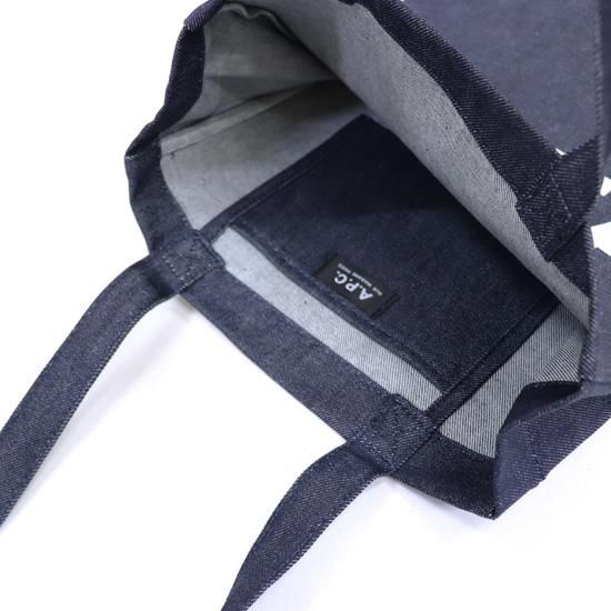 A.P.C. Laure Tote Bag Blue アーペーセー トートバッグ Laure トートバッグ【A.P.C.】