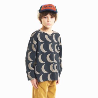 KIDS Moon all over long sleeve T-shirt【BOBO CHOSES】