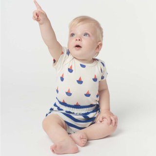 【SUMMER SALE 30％OFF】BABY Blue Stripes terry bloomer【BOBO CHOSES】//