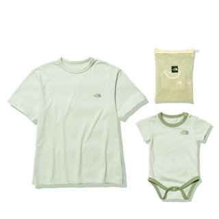 BABY CR S/S Tee & Baby Rompers Set【THE NORTH FACE】//