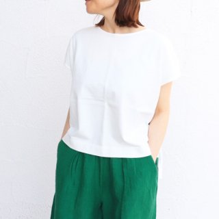 【Laetitia】Cotton Jersey French Sleeve Tee【Sarahwear】**