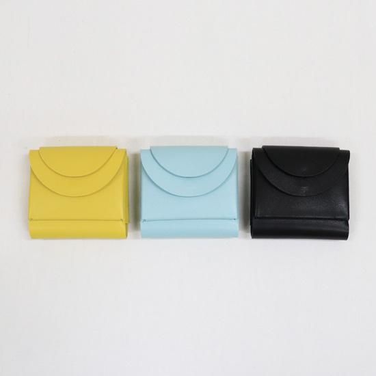 FOLD 2F WALLET ( ICE GRAY / BLACK ) | i ro se
