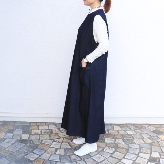 Gardener Dress Denim【Sarahwear】 - Maison de PETIT POIS