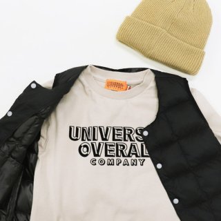 KIDS フロッキープリント長袖TEE【UNIVERSAL OVERALL】