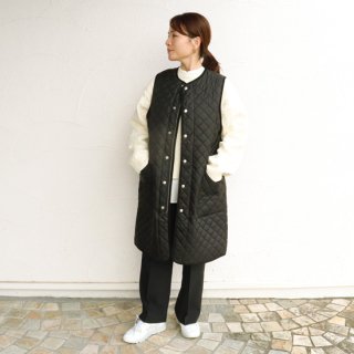 DIA QUILT LONG VEST【UNIVERSAL OVERALL】