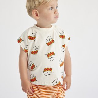 BABY Play the Drum all over t-shirt【BOBO CHOSES】