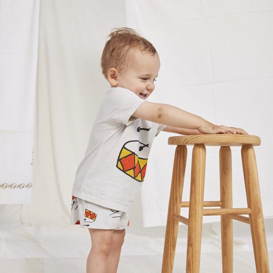 BABY Play the Drum all over shorts【BOBO CHOSES】