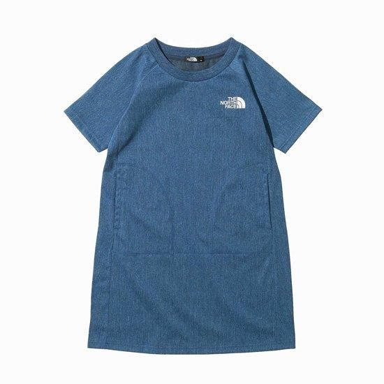 KIDS ガールズストレッチデニムマウンテンワンピース【THE NORTH