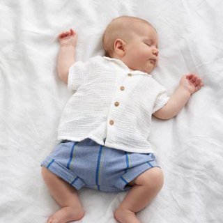 <img class='new_mark_img1' src='https://img.shop-pro.jp/img/new/icons14.gif' style='border:none;display:inline;margin:0px;padding:0px;width:auto;' />BABY Soft gauze baby shirtmy little cozmo