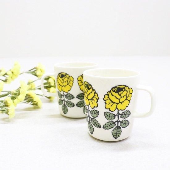 marimekko - 新品 4個 marimekko VIHKIRUUSU ヴィヒキルース マグカップ アジア限定】Vihkiruusu マグカップ【marimekko】