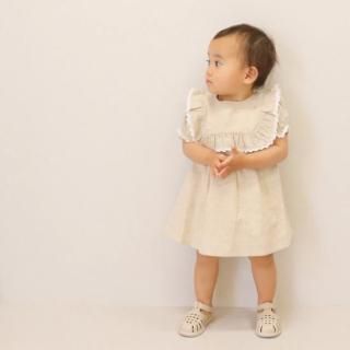 BABY VESTIDO MC BOTONES NIÑA LINENbabidu