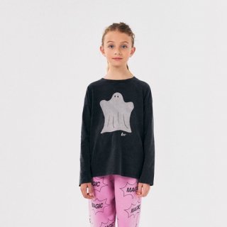 KIDS Funny Ghost long sleeve T-shirtBOBO CHOSES