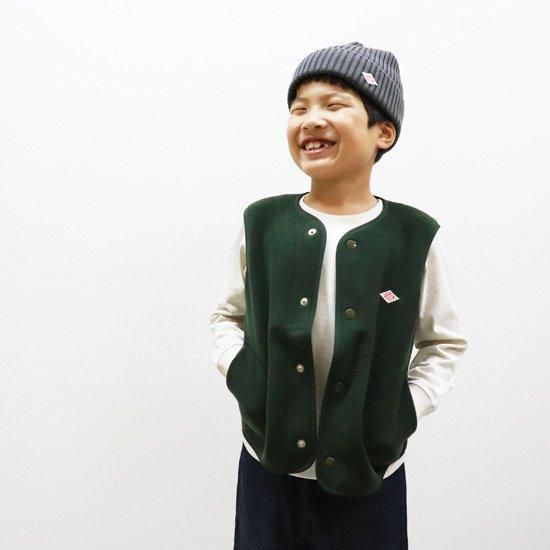 KIDS フリースカラーレスベスト【DANTON】 KIDS フリースカラーレスベスト【DANTON】
