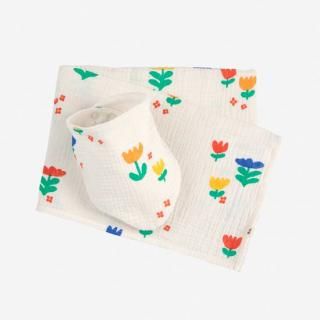 BABY Garden Party all over muslin & bib setBOBO CHOSES