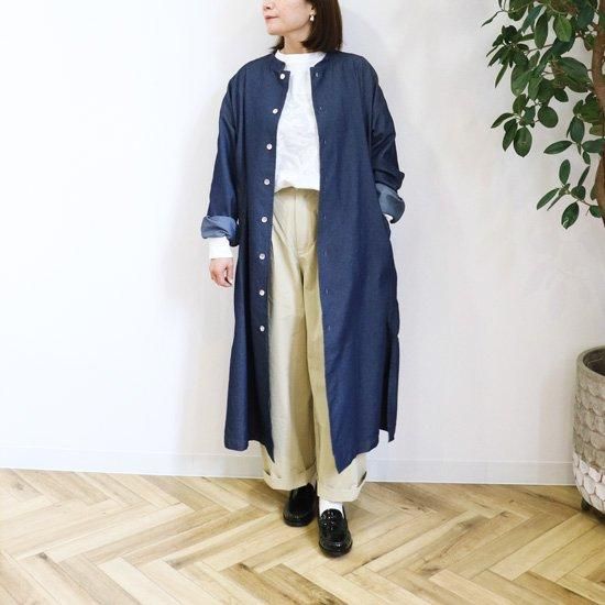 デニムコート風ワンピース【YARRA NEU】