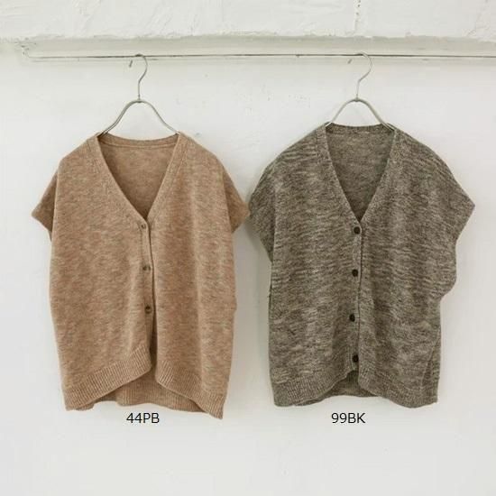 doux bleu MIX YARN ニットベスト doux bleu／MIX YARN ニットベスト | mon favori｜モンファヴォリ