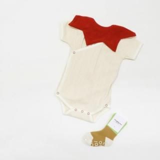 BABY VINTAGE COTTON STRIPE ROMPERSchocolatesoup