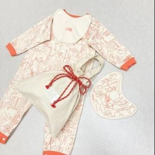 BABY L/S Rompers & 2P BibTHE NORTH FACE
