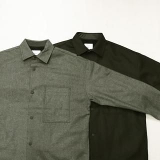 MIX YARN ニットベスト【doux bleu】