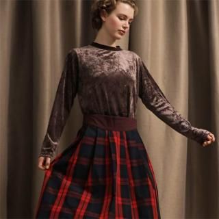 doux bleu MIX YARN ニットベスト MIX YARN ニットベスト【doux bleu】