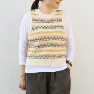 <img class='new_mark_img1' src='https://img.shop-pro.jp/img/new/icons14.gif' style='border:none;display:inline;margin:0px;padding:0px;width:auto;' />CREW NECK VESTLE GLAZIK