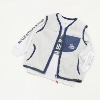 <img class='new_mark_img1' src='https://img.shop-pro.jp/img/new/icons14.gif' style='border:none;display:inline;margin:0px;padding:0px;width:auto;' />KIDS Bonding Fleece NoCollar Vest CHUMS
