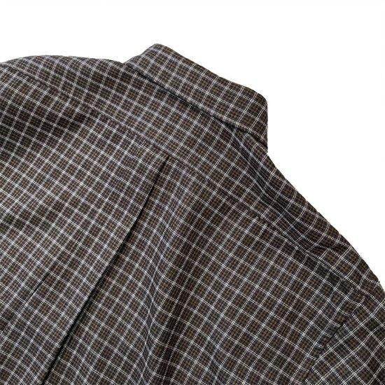 BROWN by 2-tacs Wool silk milled flannel Regular collar