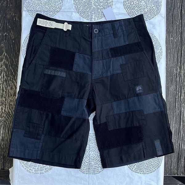 マウンテンリサーチ　パッチワーク　ショーツ　ジェネラルリサーチ Mountain Research “Patched Shorts” BLACK L マウンテン