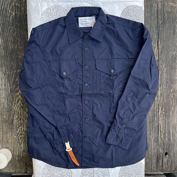 Mountain Research “Phil Shirt” NAVY M,L マウンテンリサーチ