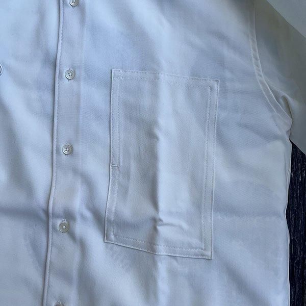 Mountain Research “C.B. Shirt” WHITE,NAVY M,L マウンテン