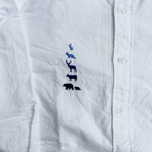Mountain Research “B.D. Pullover” WHT*BLU,WHT*RED,WHT*YLW M Mountain Research “B.D. Pullover” WHT*BLU,WHT*RED,WHT*YLW M
