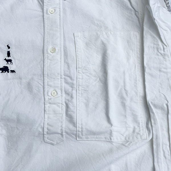 Mountain Research “B.D. Pullover” WHITE M,XL マウンテンリサーチ B.D. プルオーバーシャツ - 2DOORS ONLINE Mountain Research “B.D. Pullover” WHITE M,XL マウンテンリサーチ B.D. プルオーバーシャツ - 2DOORS ONLINE