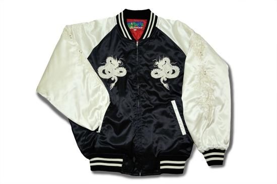 白竜（白龍） 五点刺繍 5Lサイズ - 大熊商会｜上野アメ横のスカジャン