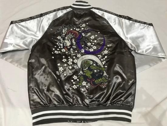 ケイヨシヒロ アーカイブ 80s90s スカジャン 風神 雷神 鬼神 別珍 古着 ケイヨシヒロ アーカイブ 80s90s スカジャン 風神 雷神 鬼神