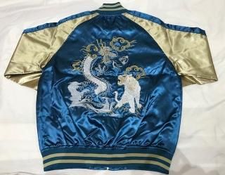 人気商品の中古品・新品・未使用品 GOLDEN LOBBY SOUVENIR JAPAN 刺繍（1940's～ 狛犬 スカジャン ジャケット・アウター