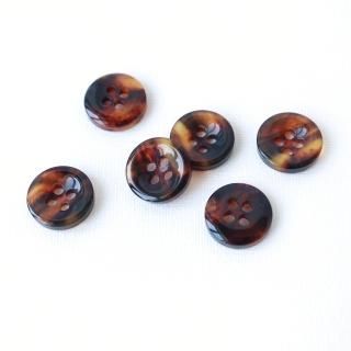 か臼ボタン  べっこう Amazon.co.jp: ベルアート べっ甲調 ボタン 18mm 7個入 Col.00