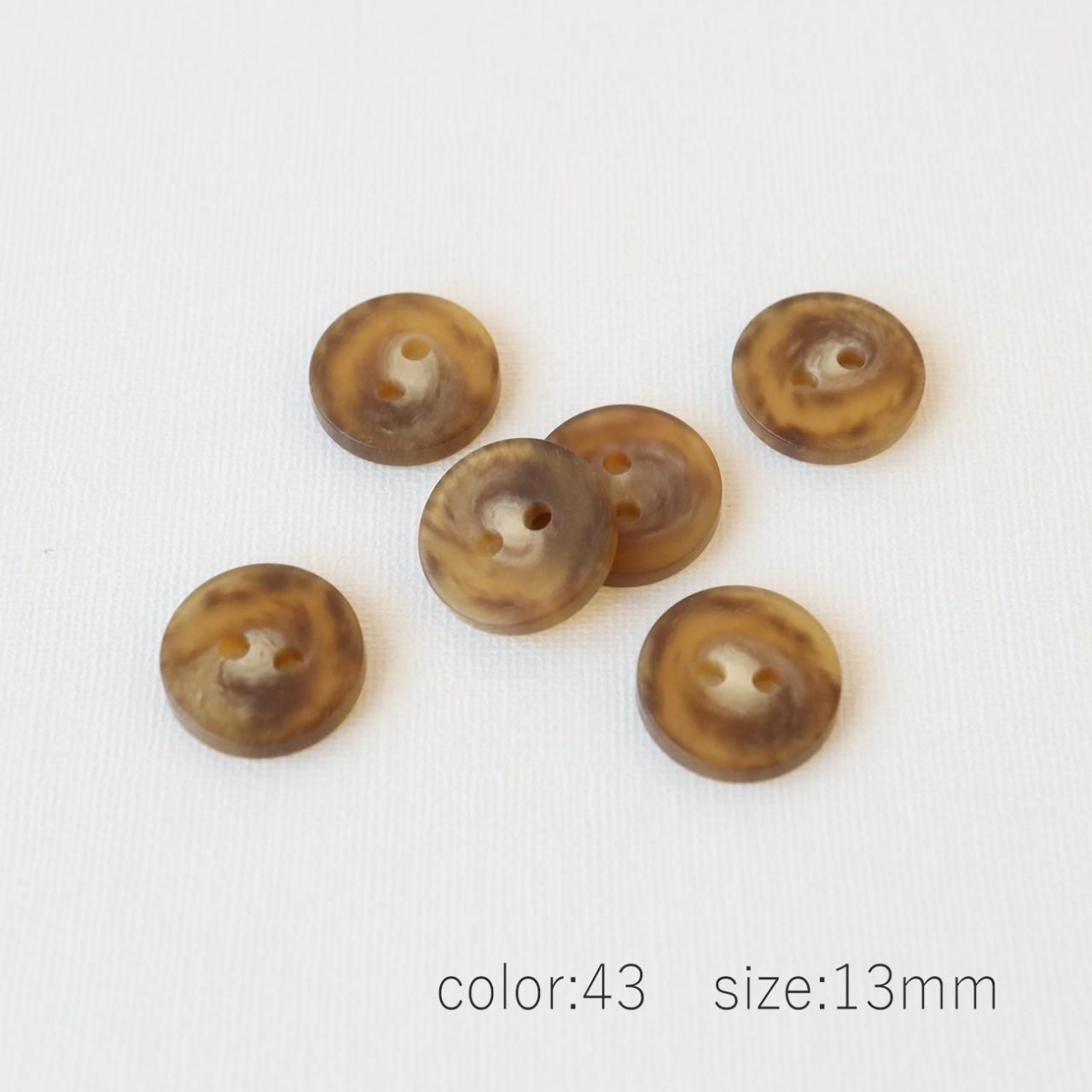 水牛調ボタン OH-10 13～25mm - 「ボタンのTSUKASA」ボタン通販の公式