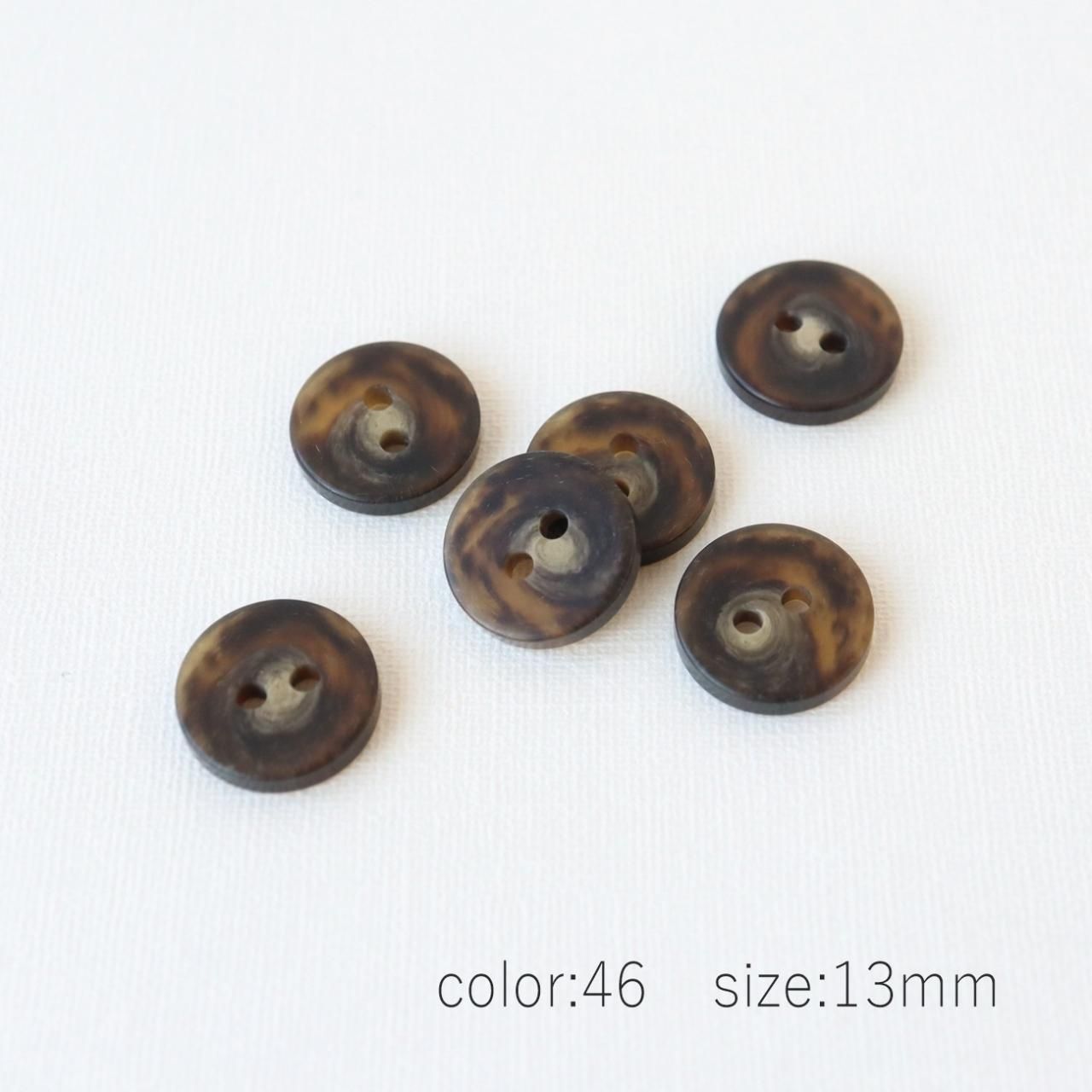 水牛調ボタン OH-10 13～25mm - 「ボタンのTSUKASA」ボタン通販