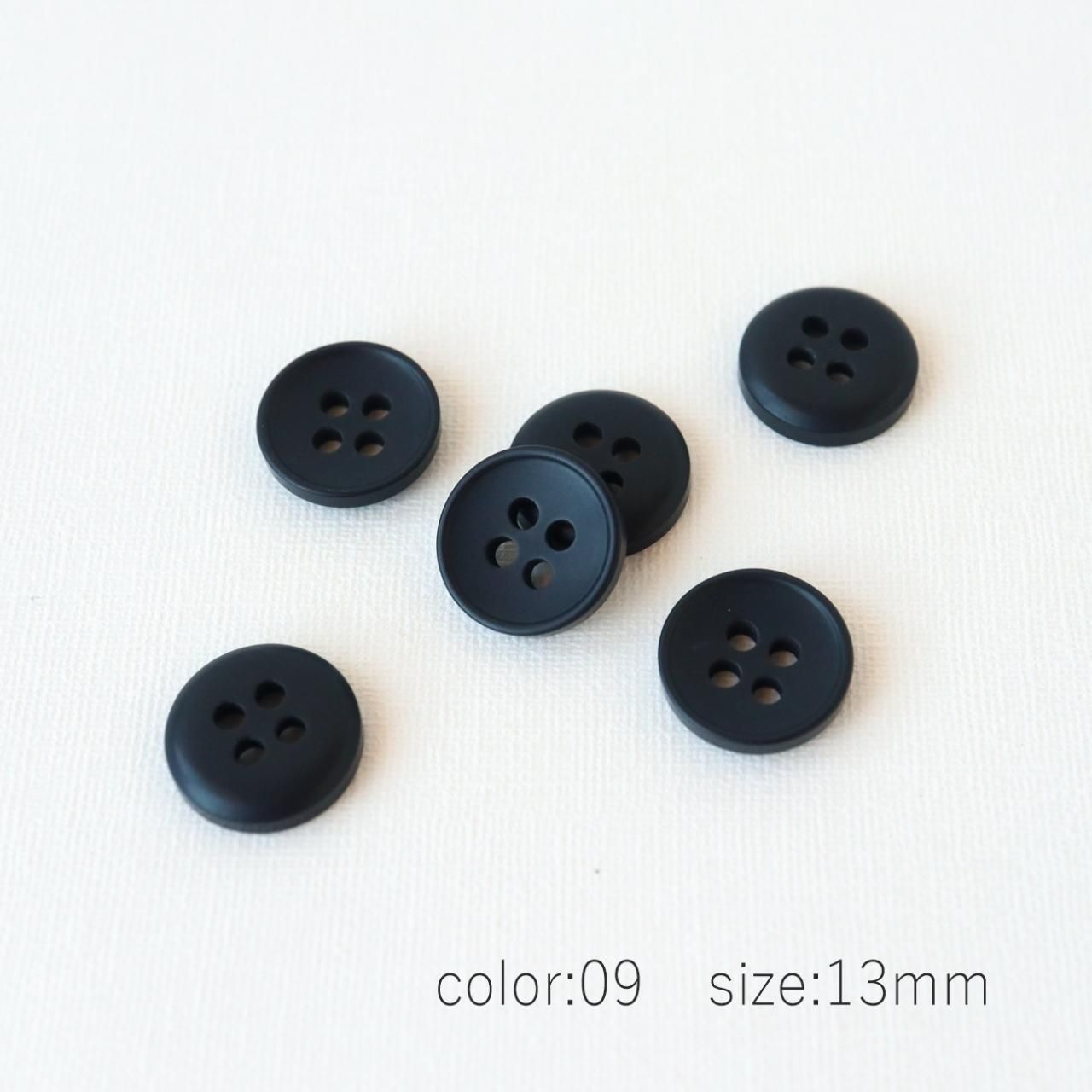 ぼたん油6個セット 水牛調ボタン OH-13 13～25mm - 「ボタンのTSUKASA」ボタン通販