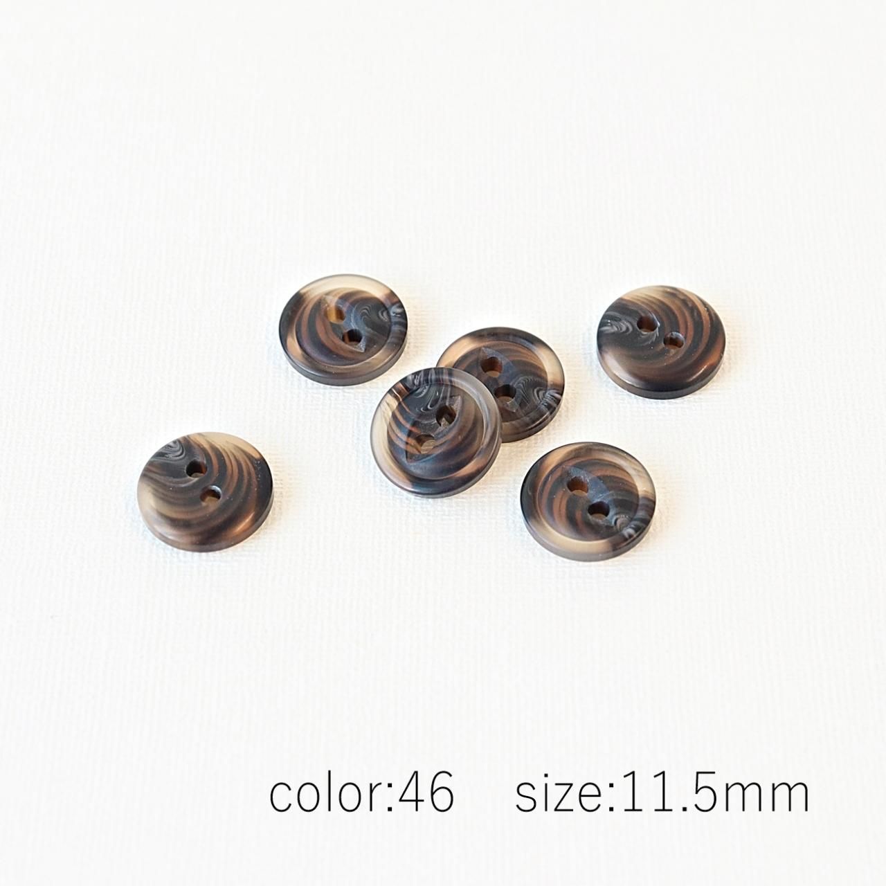 当店在庫してます！ T-645 水牛調ボタン 10～13mm 「ボタンのTSUKASA」ボタン通販 - 裁縫材料