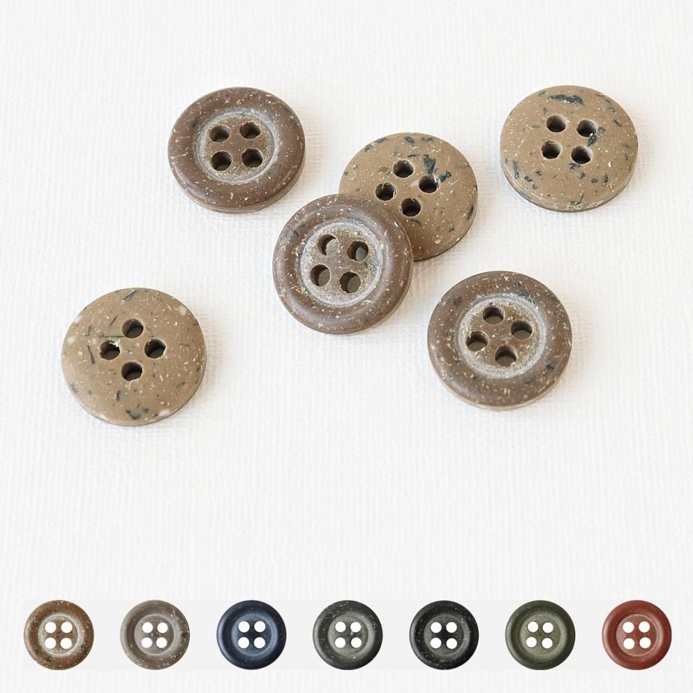 ミリタリーボタン AS-1 13～25mm - 「ボタンのTSUKASA」ボタン通販の