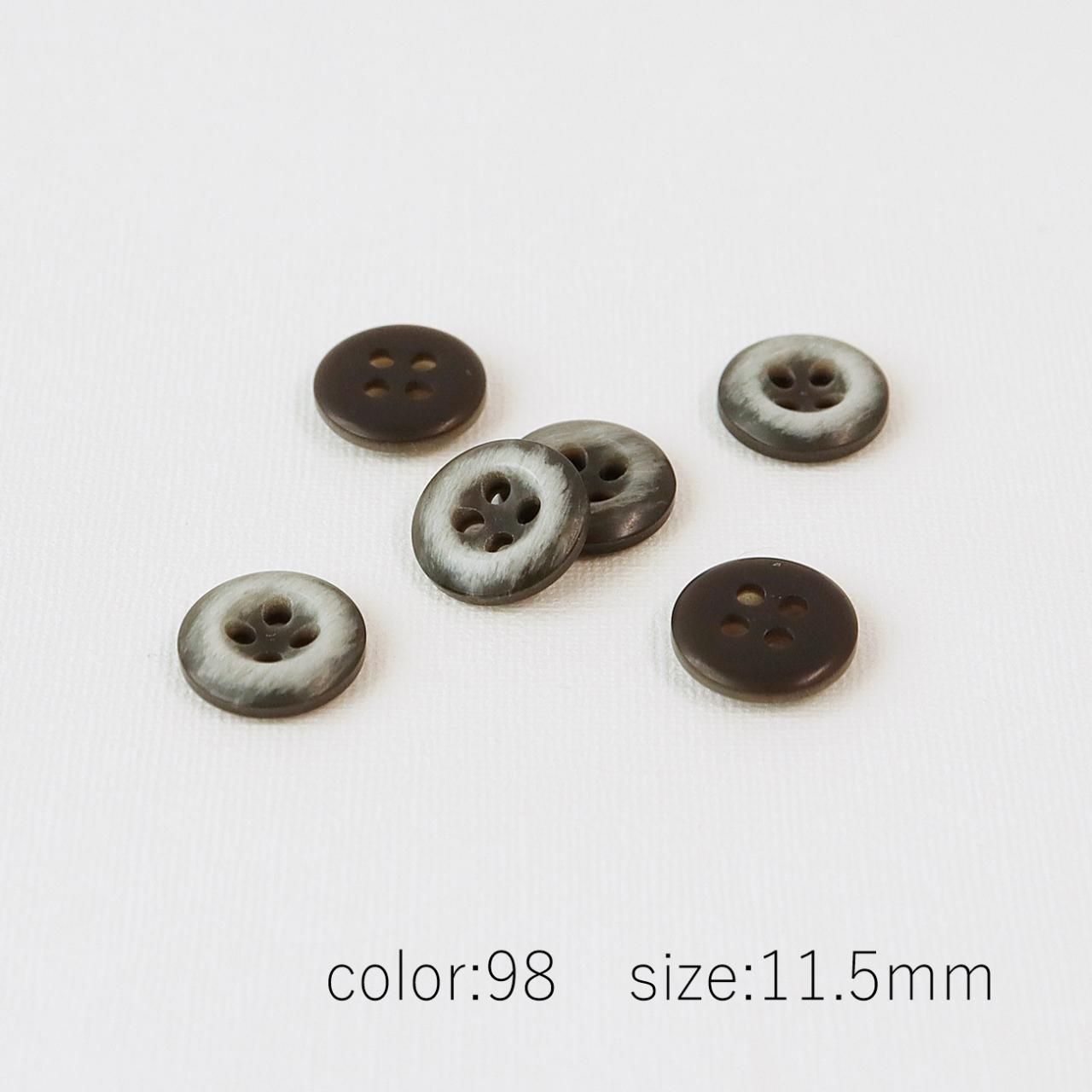 水牛調ボタン T-649 9～25mm - 「ボタンのTSUKASA」ボタン通販の