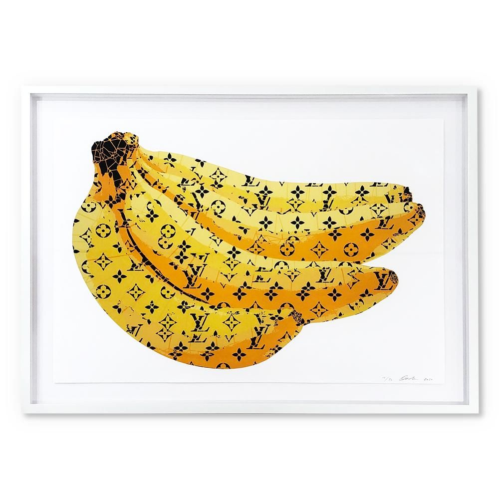 ⭐︎最終価格⭐︎ 絵画　サイン有 リトグラフ 　パリ　 ウルバン LV Banana Zing / Campbell La Pun