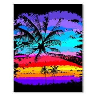 ECBlack Silhouettes Of Palm Trees