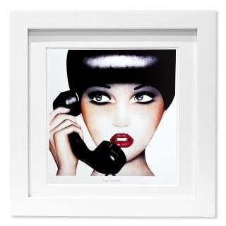 LV Lips Canvas Wall Art by Martina Pavlova