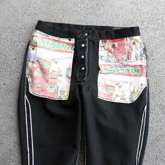 Sanca BLACK DENIM TAPERED 5P