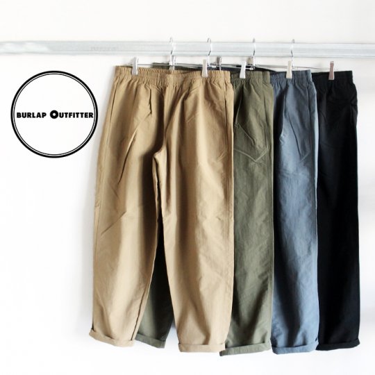 BURLAP OUTFITTER　TRACK PANTS -SOLID