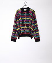 Iroquois_7GG PULL UO CRAZY KNIT_BLK